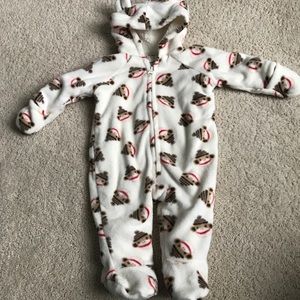 Kids 0-3 months old navy suit